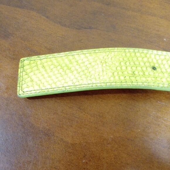 WCM Italian Leather Snake Skin Belt, 31\